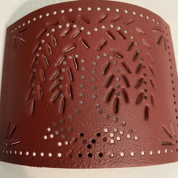 Nightlight Covers set of 2,Punched Tin Colonial Tin Works, Weeping Willo… - Picture 9 of 9